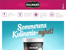 Tablet Screenshot of kulinaris.no